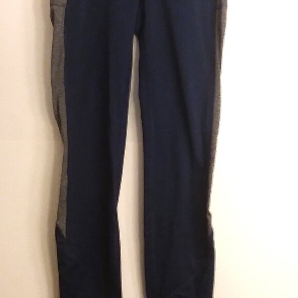 Avia Navy and Grey Fleece Lined Running Tights - Picture 2 of 14